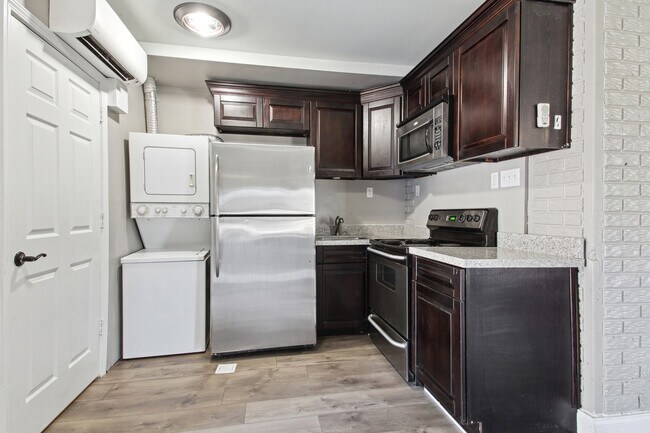 Unit A: Kitchen with Laundry - 600 Walker St