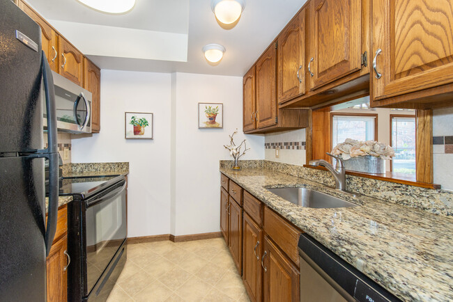 kitchen with granite countertop - 21 Springfield Ave