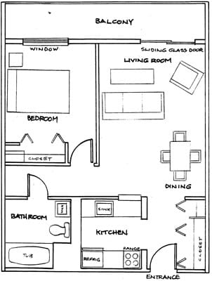 1HAB/1BA - Ambleside Tower