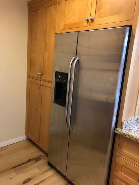 Counter depth refrigerator, pantry cabinet - 3243 Via Alicante