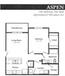 1 Bed 1 Bath Aspen