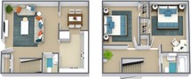 2 Bedroom Townhome