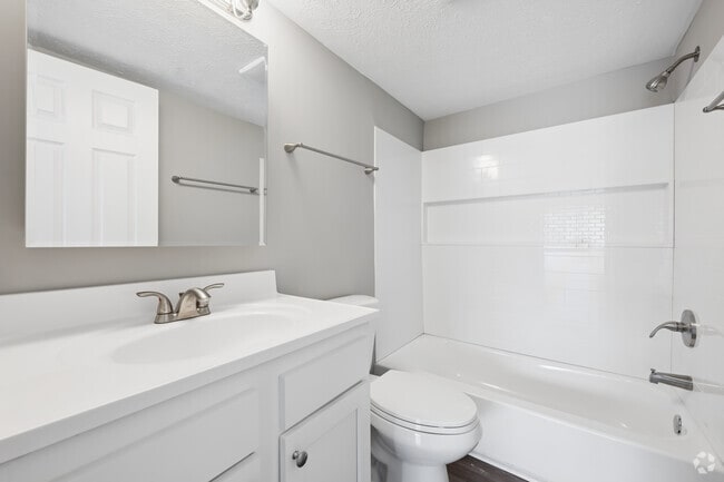 3BR, 2BA - 1,075SF - Primary Bathroom - Wabash Village Apartments