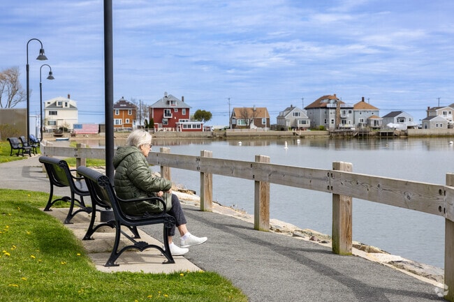 Enjoy the quiet coastal views in Winthrop.
