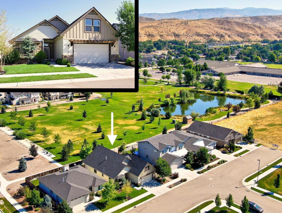Primary Photo - House backs onto a lush 7-acre Dog Park!