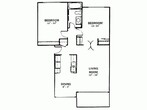 Two Bedroom One Bath