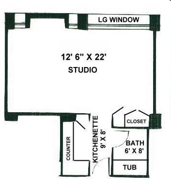 Studio - Longwood Galleria Apartments