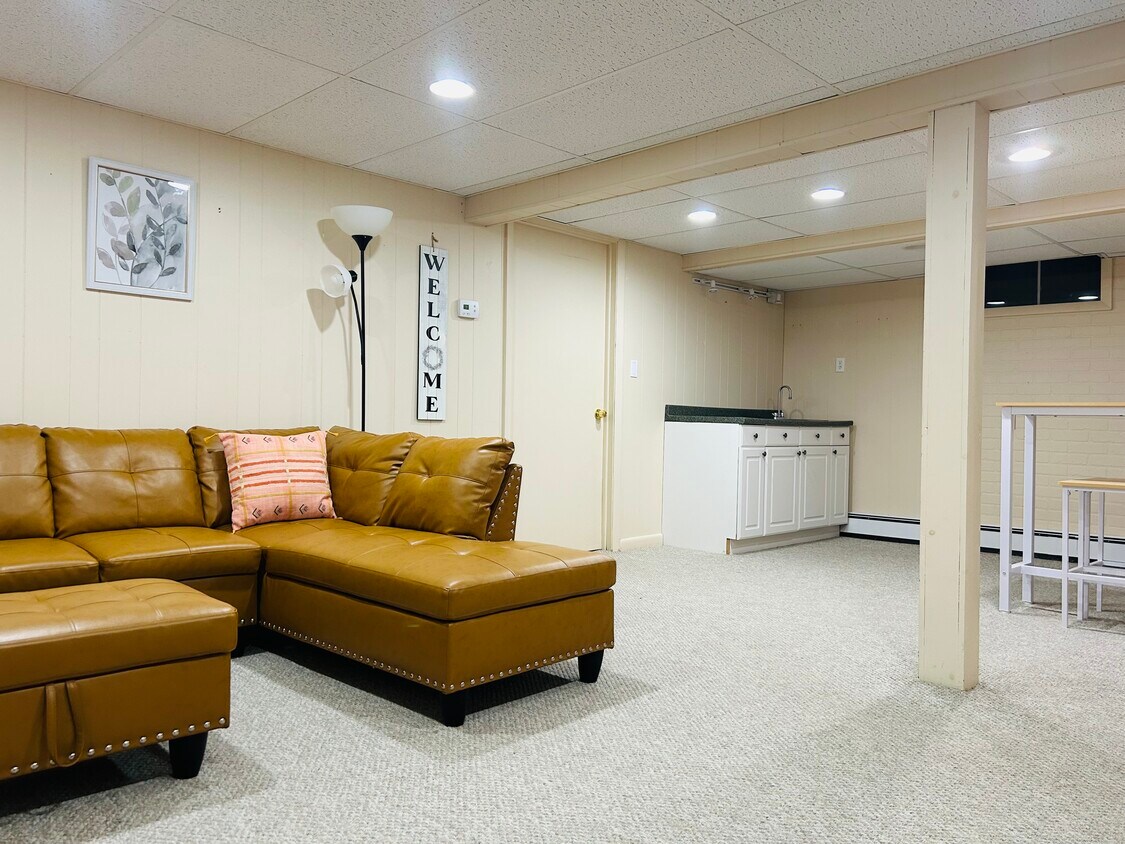 Living room and kitchenette - 12 Graham St