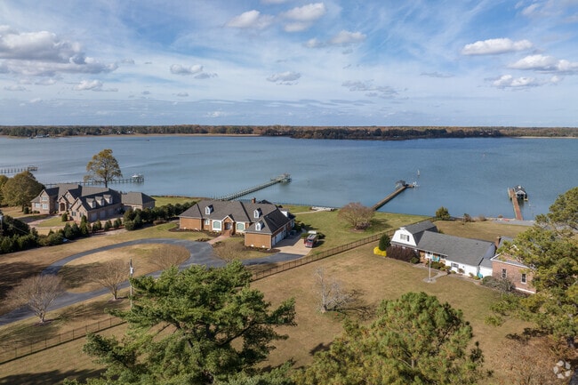 Scenic waterfront homes are plentiful in Suffolk.