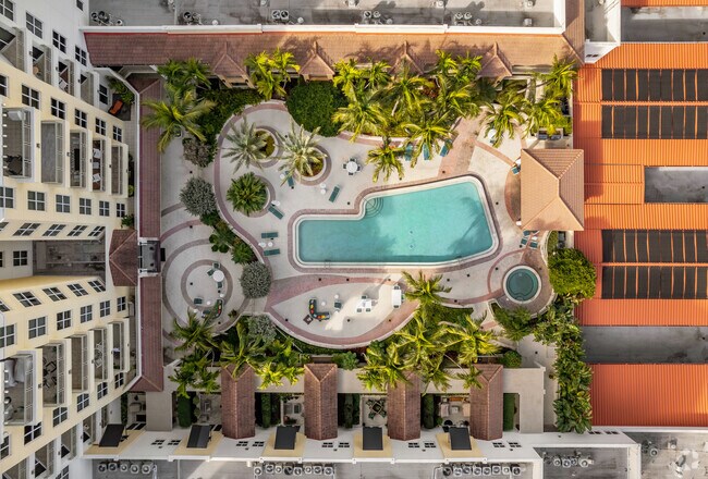 Pool Aerial - One Hundred Central