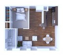 1 Bedroom Floor Plan A7