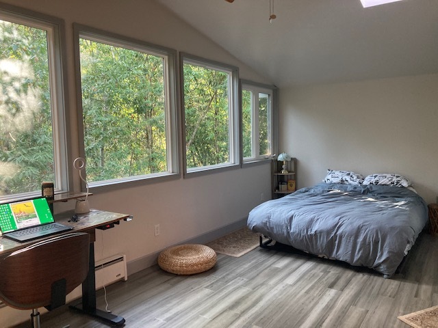 Back Bedroom with Forest View - 5900 Austin Creek Rd
