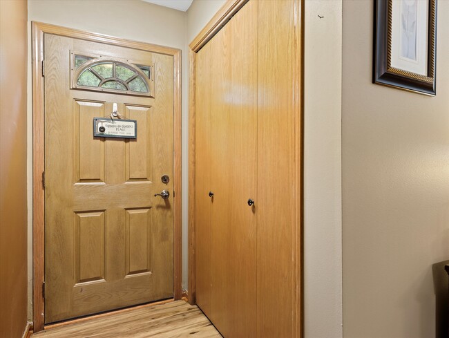 Main Door Entry with Coat Closet - 2112 Woodburn Rd