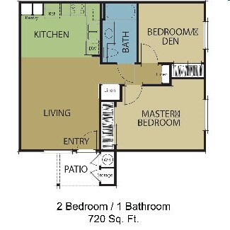 2HAB/1BA - Vintage Park - Senior Apartments