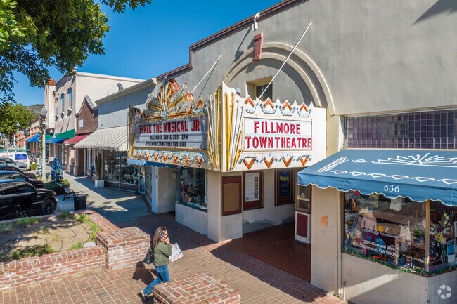 Historic downtown Fillmore has a variety of shops and dining options within the old buildings.