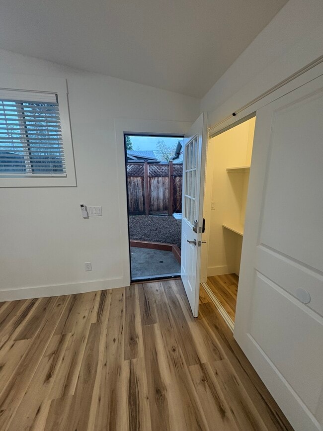 Bedroom - back door - 1207 Humboldt St