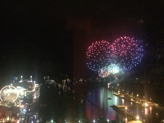 Fireworks in the summer and for NYE - 474 N Lake Shore Dr