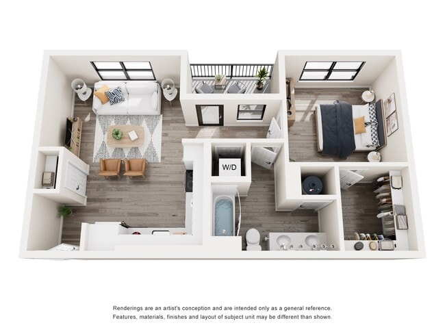 Plano de planta - Overlook at Uplands