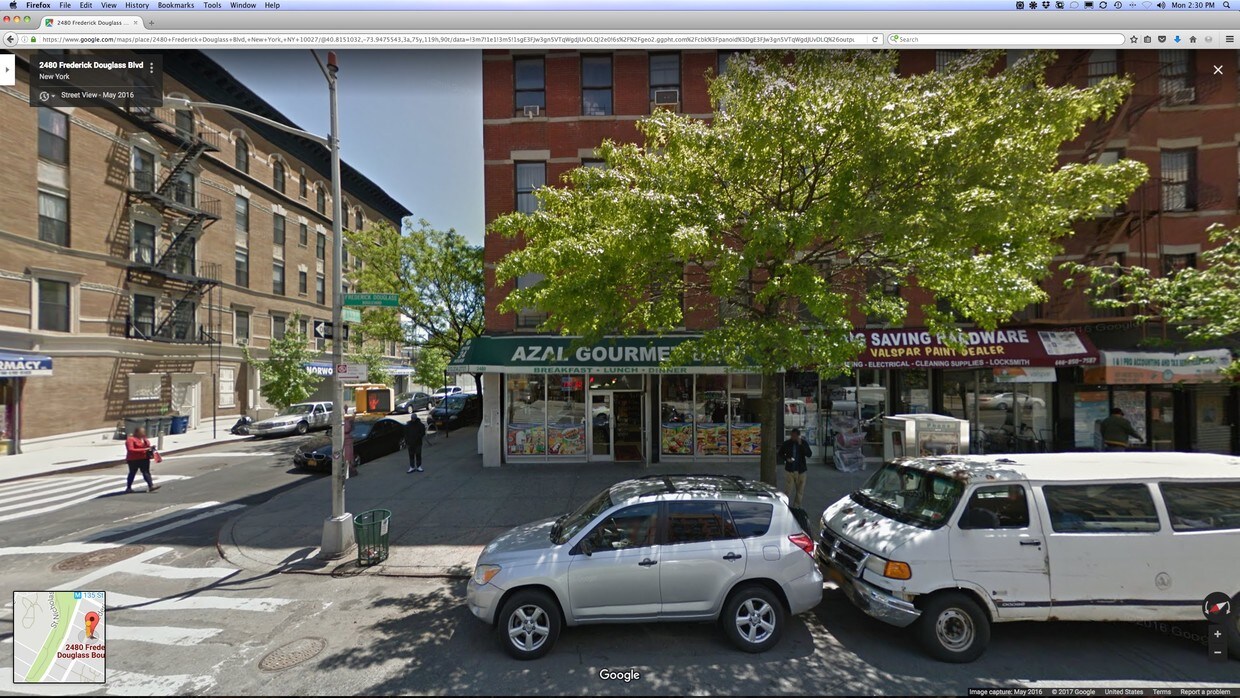 Tienda muy limpia, frente amplio, justo al lado de la esquina - 2470-2482 Frederick Douglass Blvd