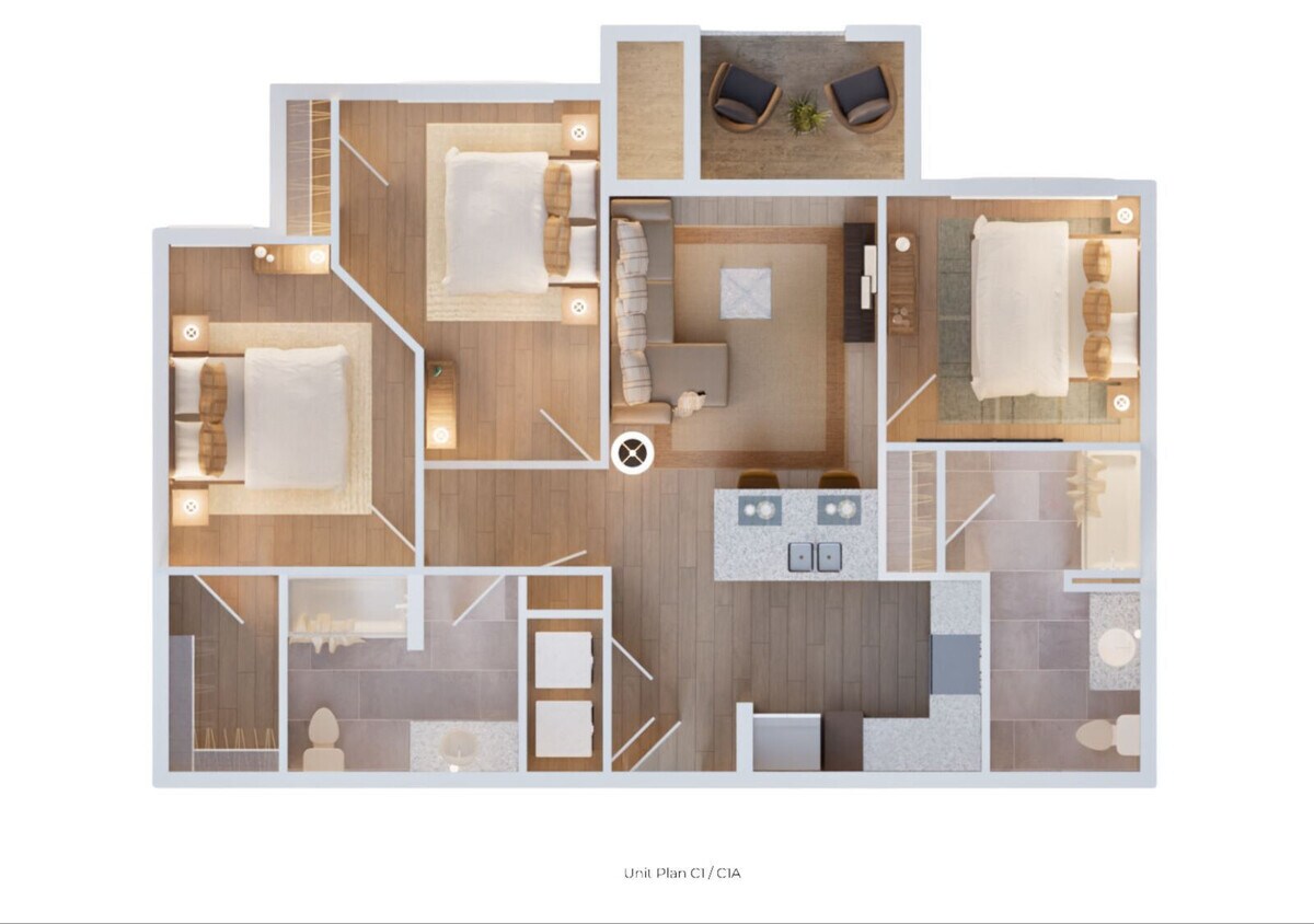 Plano de planta - Legacy on Kiest
