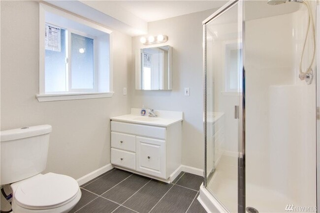 Bathroom with washer & dryer in unit - 4300 S 140th St