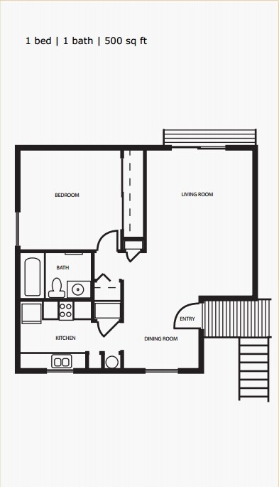 1BR/1BA - Ontario Manor