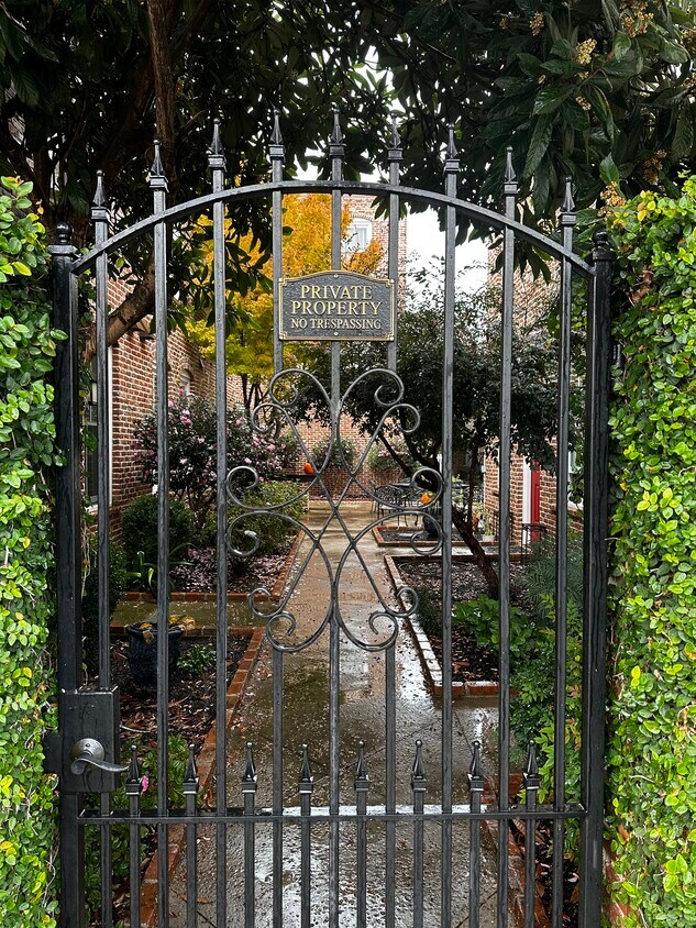 Gated entry - 450 Railroad Ave