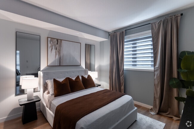 2BR, 2BA - 1045SF - First Bedroom - The Point at Riverview