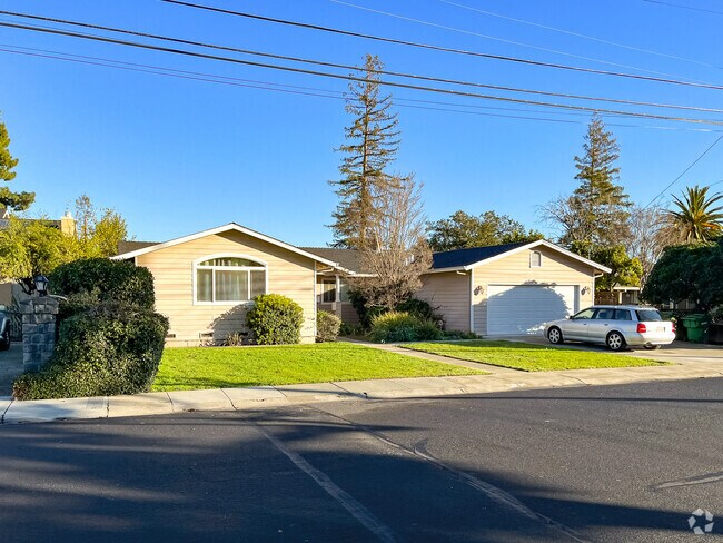 Traditional style single-family homes line the streets of the Campbell neighborhood.