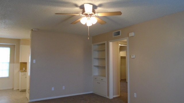 Living Room with Built-in Bookcase - 3101 Oakview Dr