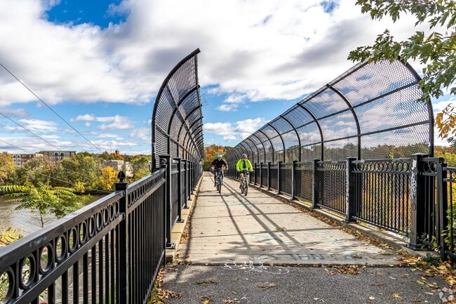 The Piscataquog Trail in Manchester is highly utilized by cyclists and pedestrians.