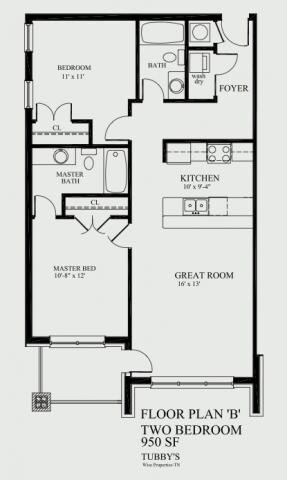 2HAB/2BA - Sergeant's Apartments