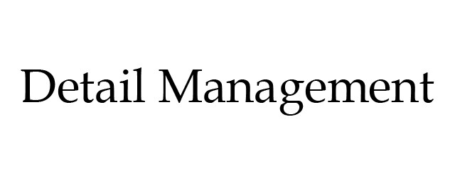 Detail Management