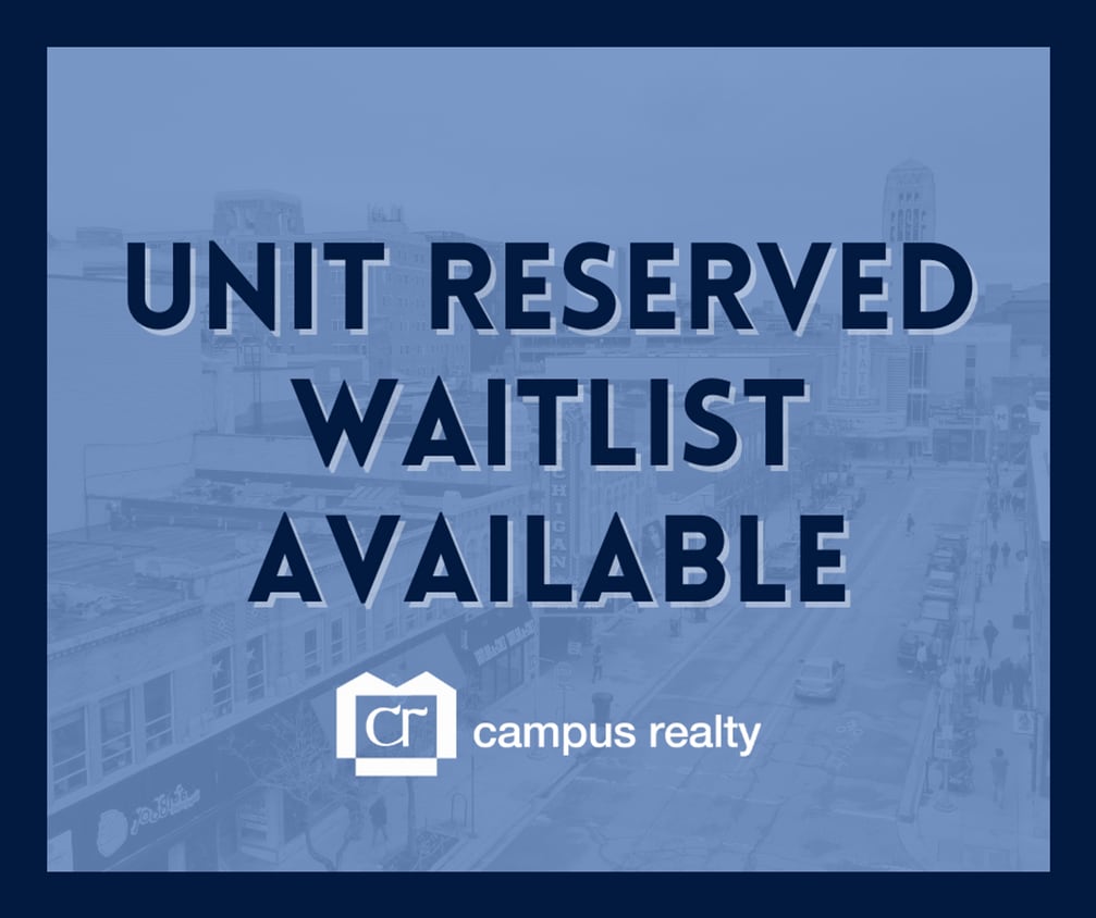 Waitlist Available: Unit Reserved - Available for Reservation 2026-27