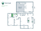 2 Bed, 1 Bath Loft - 980 sq ft