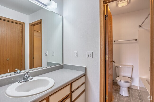 2 habitaciones, 2 baños - 816 pies cuadrados - Baño principal - Timbercreek Apartments