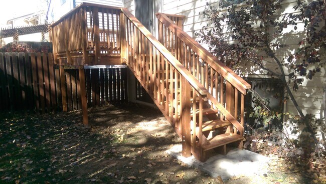 Back Yard Deck - 56 Mineola Ct