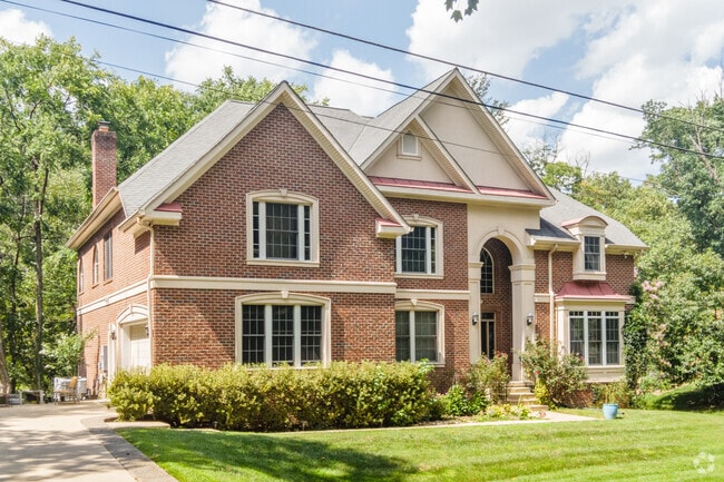 Brick two-story homes add classic curb appeal in Annandale.