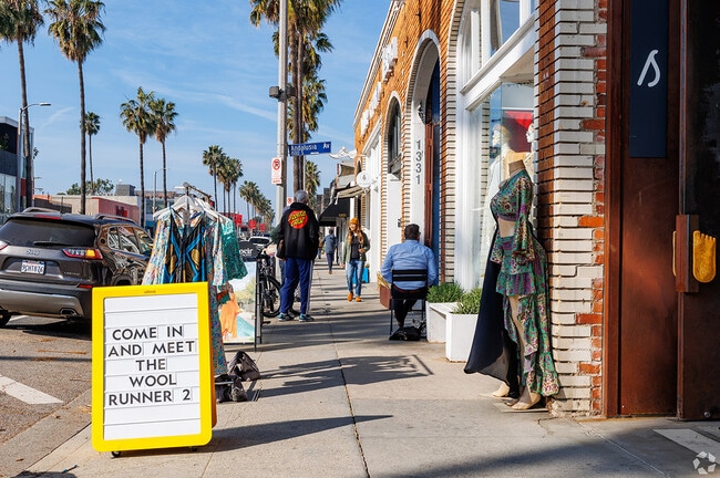 Abbot Kinney Boulevard is a walkable shopping district.