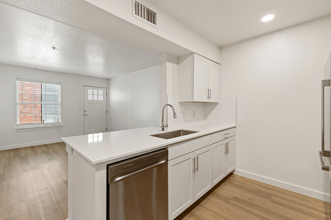 Renovated Kitchen from dining room - Pointe at North Penn
