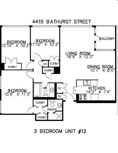 3BR/2BA - Canyon Towers