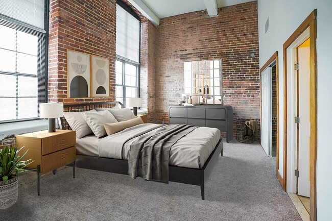 Bedroom - Apartments at The Mill