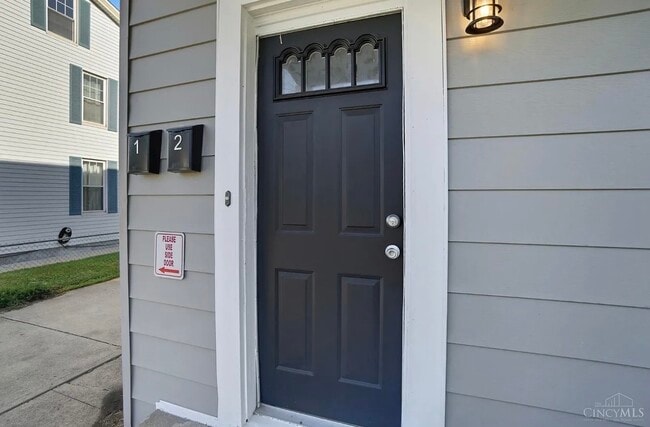 front door (this apt is ground level) - 210 W Vine St