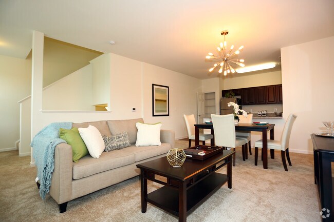 Sala de estar - RiverWatch Apartments