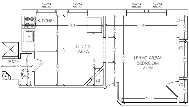 214 del 41.º B2 - Campus Apartments