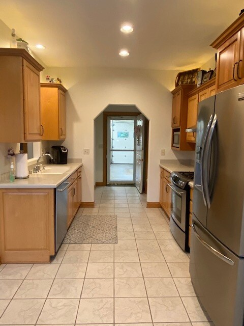 Entrance from private garage - N72W17575 Good Hope Rd
