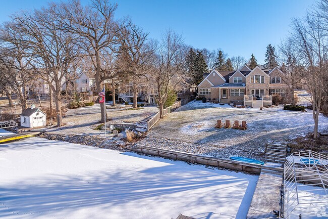 Riverfront homes in De Pere overlook the Fox River.