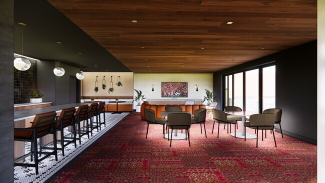 El salón para residentes de Penny Madison - The Penny