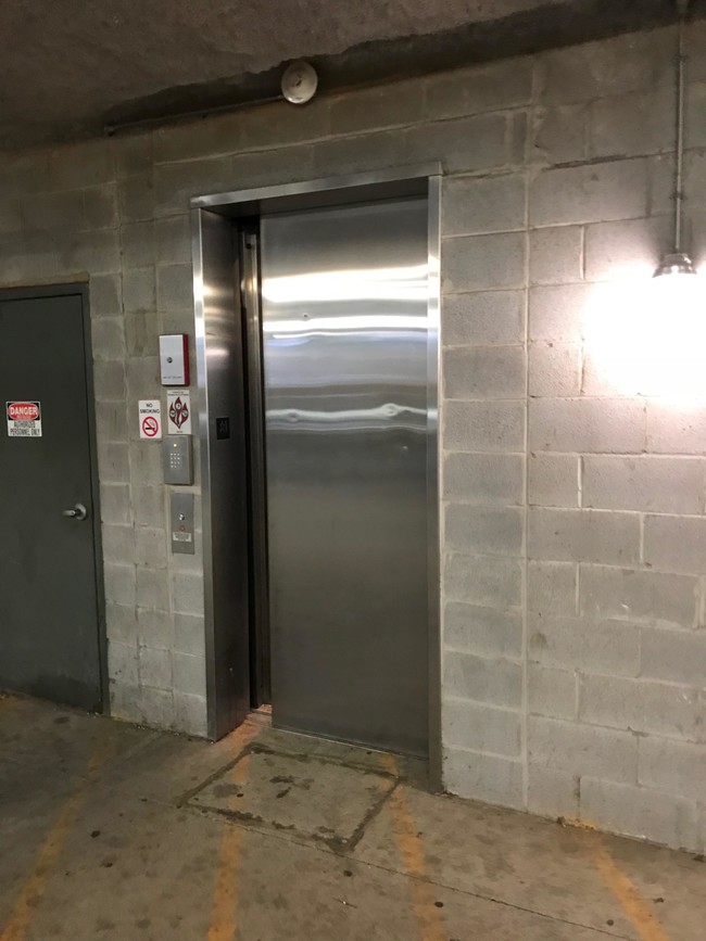 Elevator from garage to unit - 250 S Martin Luther King Blvd