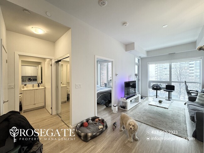 Photo du bâtiment - Modern 1-Bedroom Condo with Balcony & Underground Parking in Mississauga